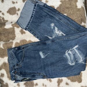 Cinch Blue Distressed Men Jeans